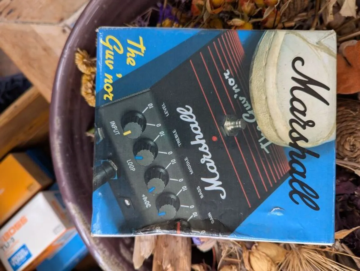 Vintage Marshall Pedal for repair or parts. Bought late 80's - Image 1