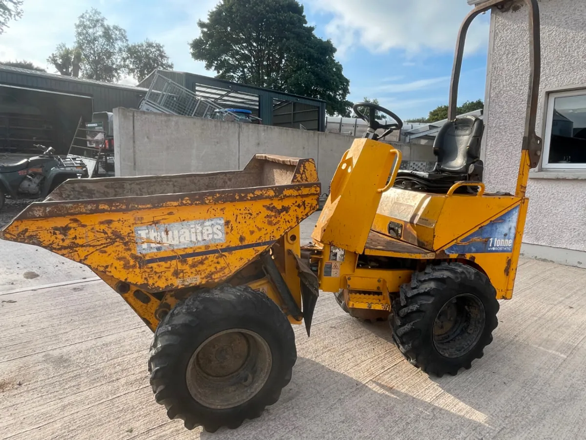 Thwaites 1 ton high tip dumper - Image 3