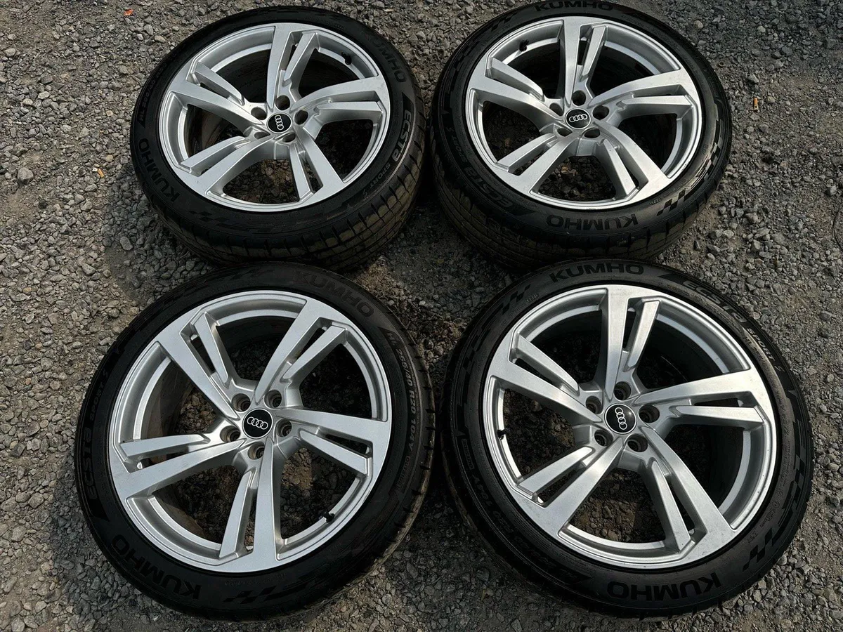 Genuine 20” Audi Alloys Brand New Tyres - Image 1