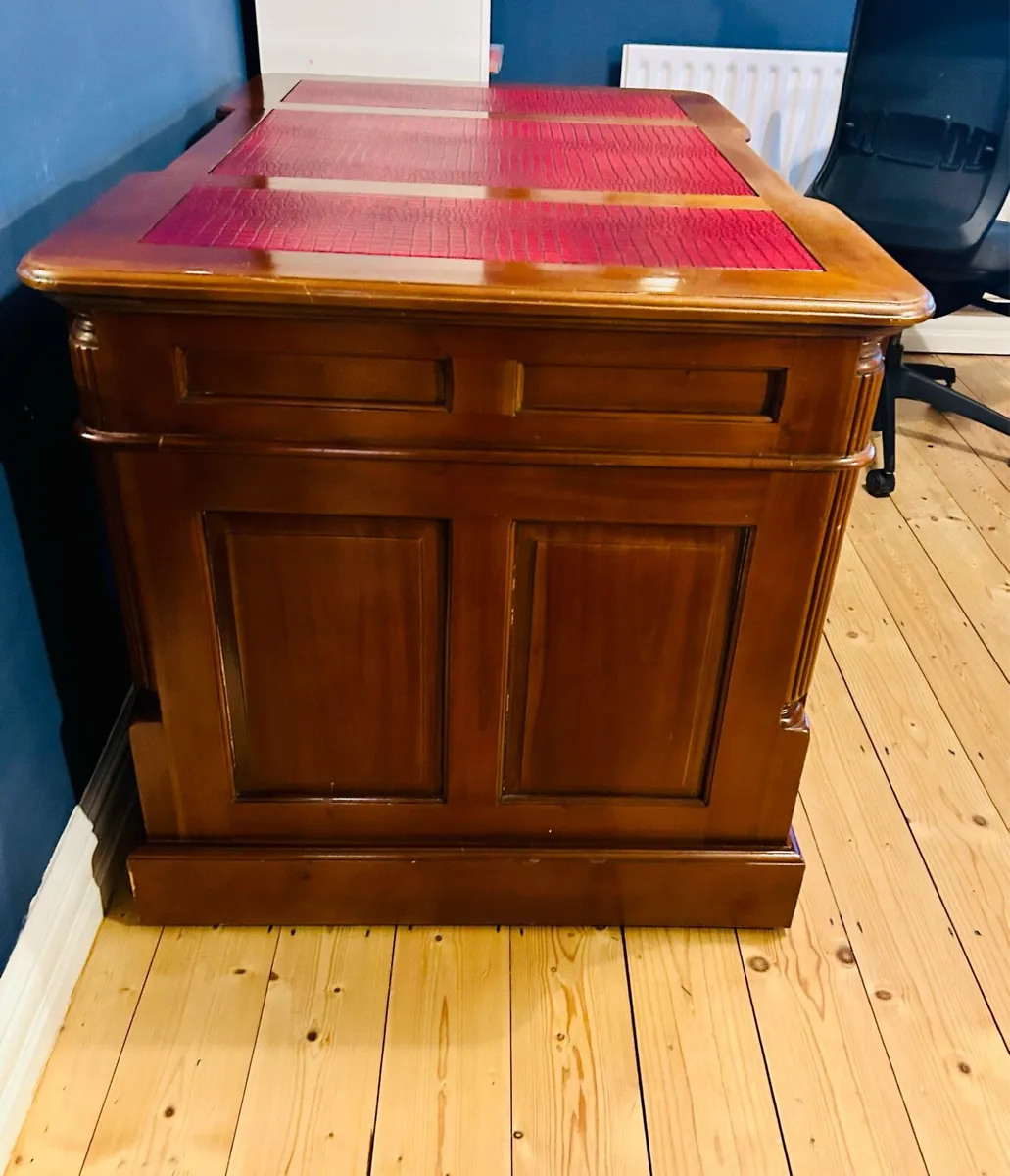 Mahogany Partner Desk - Image 2