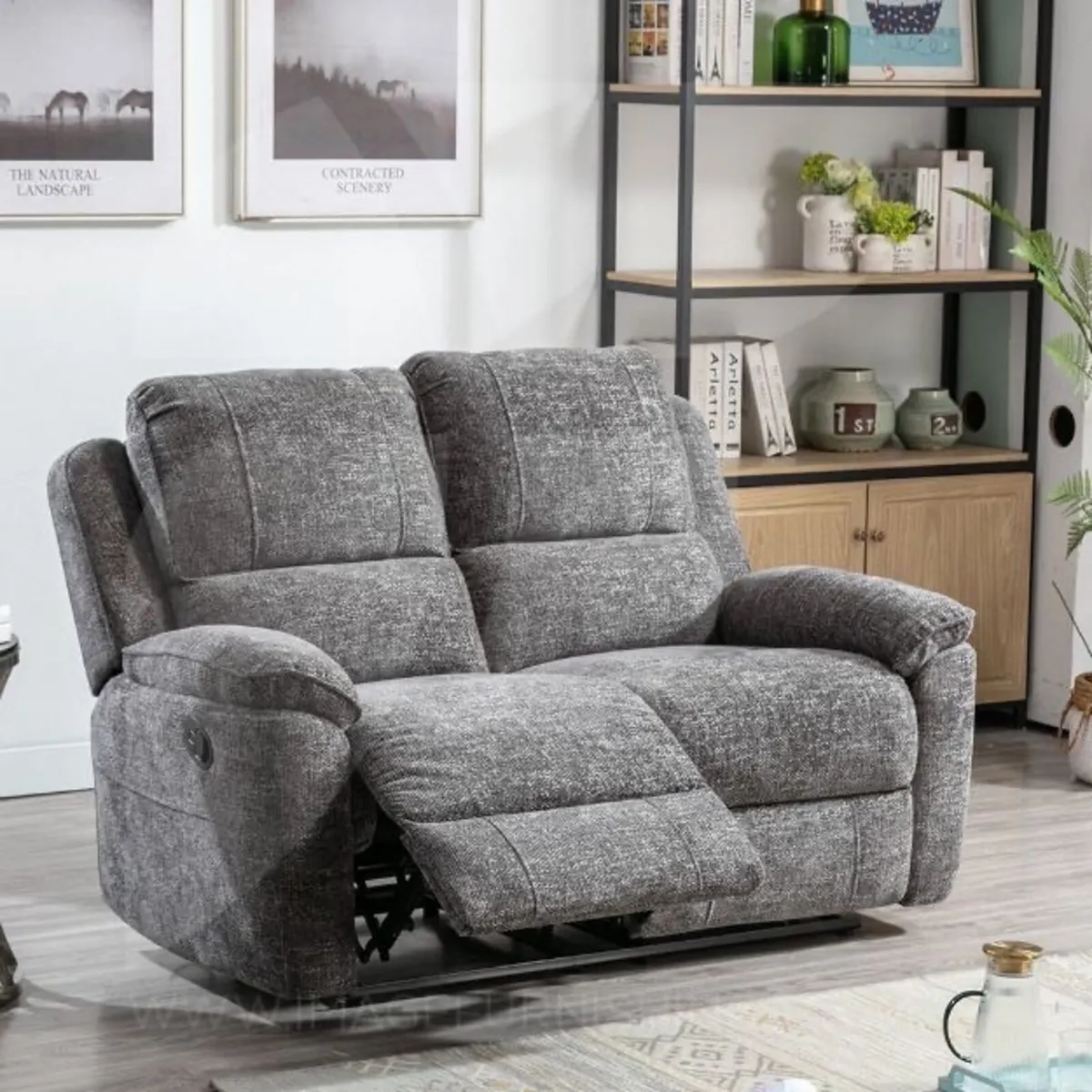 Herbert design electric recliner with USB reduced