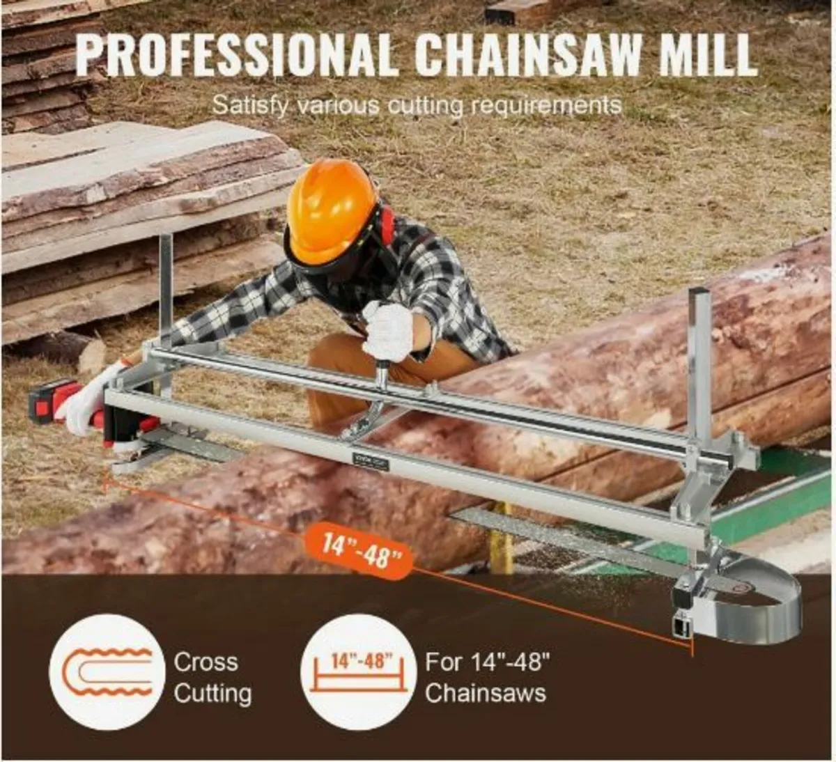 Chainsaw Mill, Portable Sawmill 36 cm-122 cm - Image 2