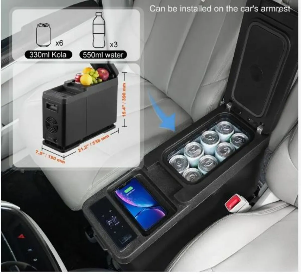 Portable Car Refrigerator Freezer Compressor 8 L - Image 3