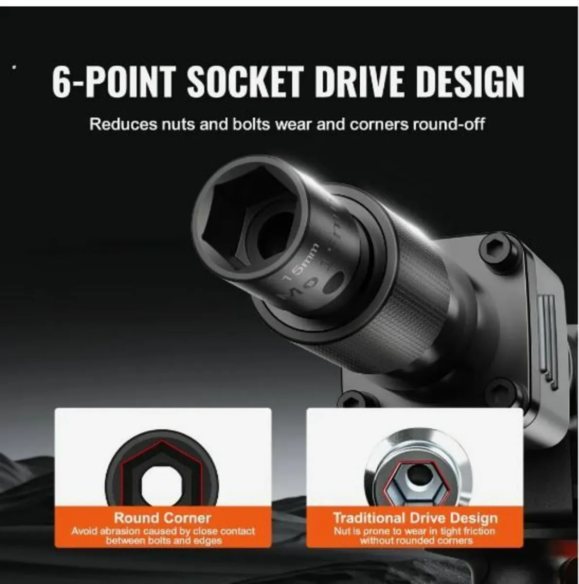 Impact Sockets Set 15pcs - Image 4