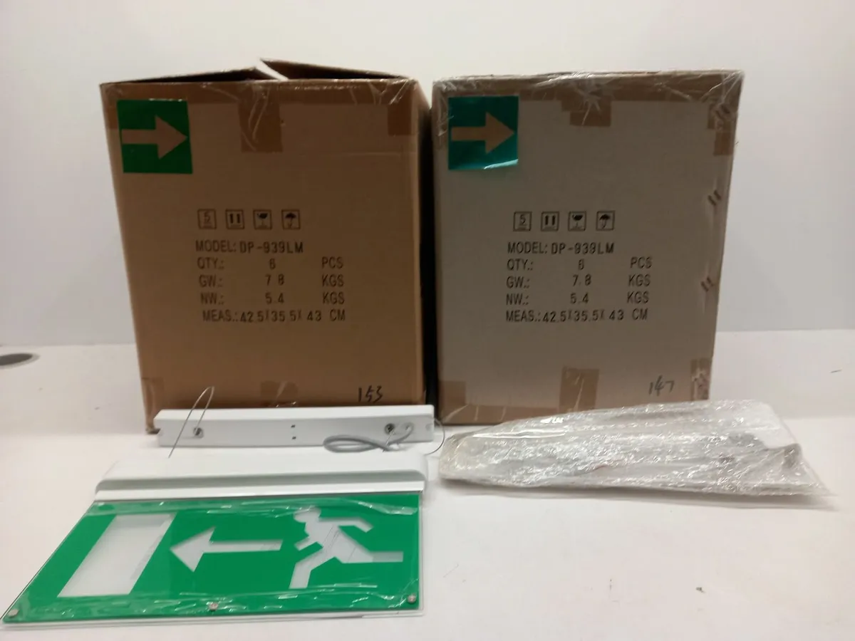 Online Auction Of Emergency Exit Sign & More! - Image 1
