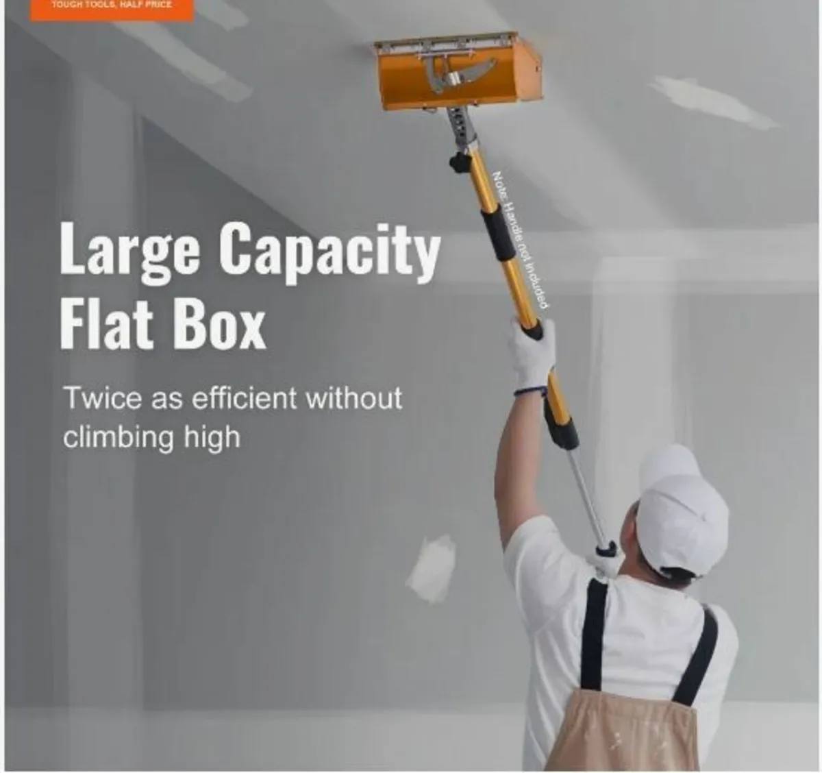 Drywall Flat Box, 10-Inch Wide Quick Clean - Image 3