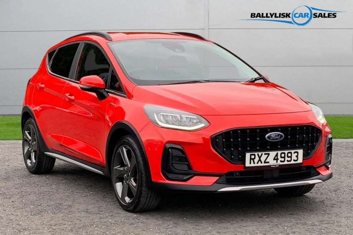 Ford Fiesta 1.0t 100PS Active in Race Red With 18 - Image 1