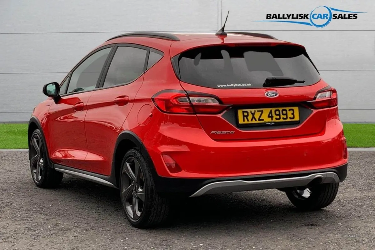 Ford Fiesta 1.0t 100PS Active in Race Red With 18 - Image 2