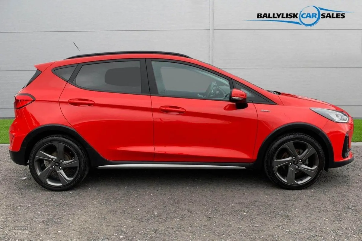 Ford Fiesta 1.0t 100PS Active in Race Red With 18 - Image 3