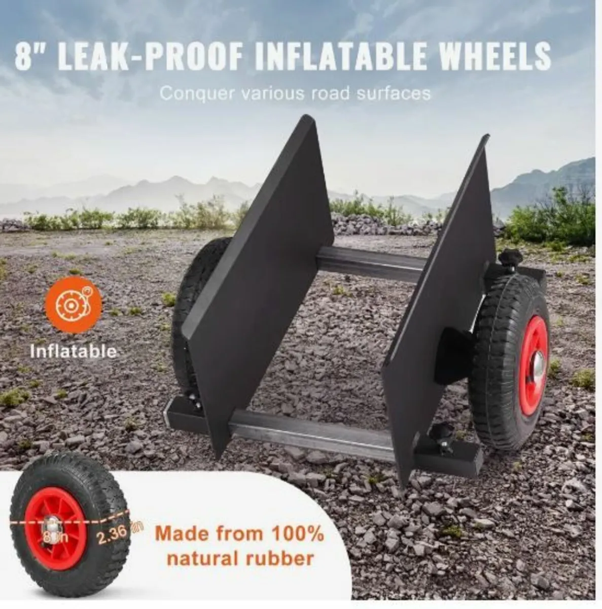 Panel Dolly 272 kg Drywall Door Cart - Image 4