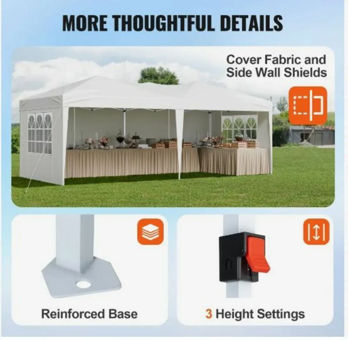 Pop Up Canopy 10 x 20 FT Pop Up Gazebo - Image 3