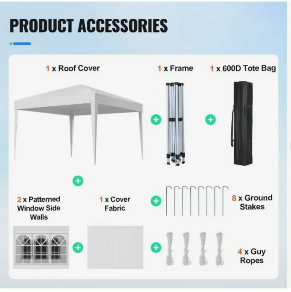 Pop Up Canopy 10 x 10 FT Pop Up Gazebo - Image 3
