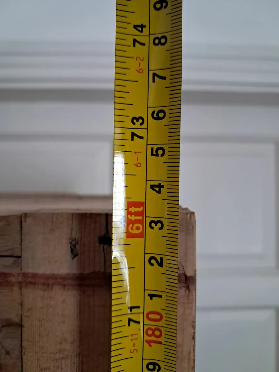 tall cabinet converted to desk - Image 3