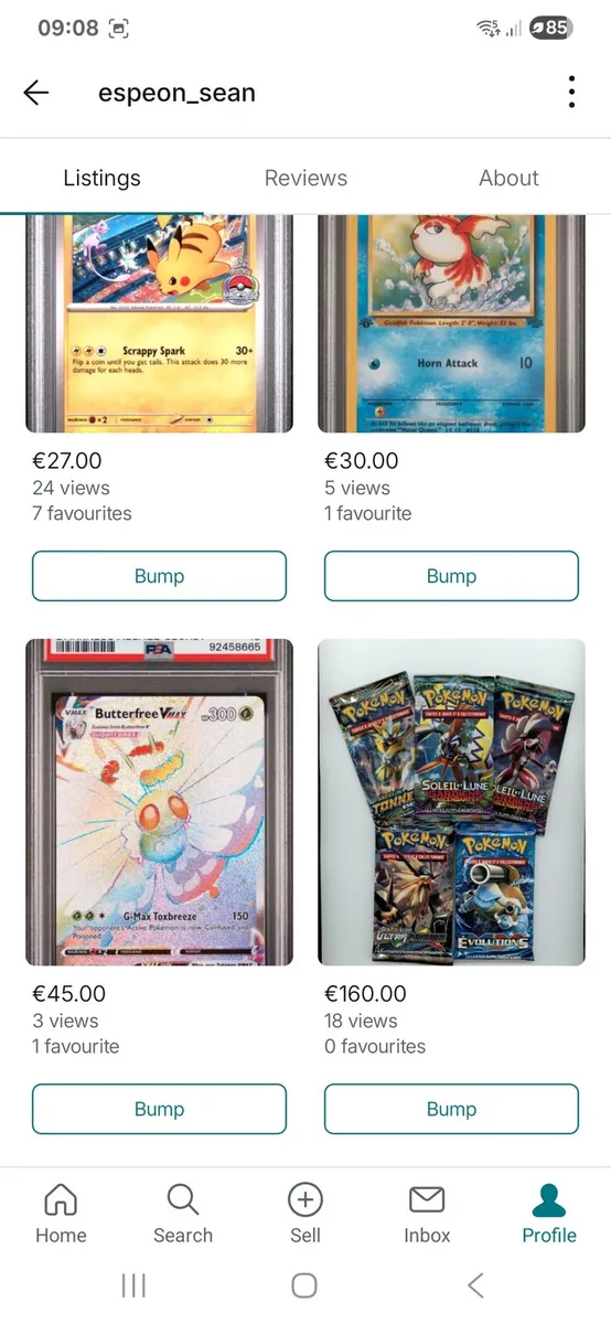 Pokemon cards Psa Graded Vinted link - Image 1