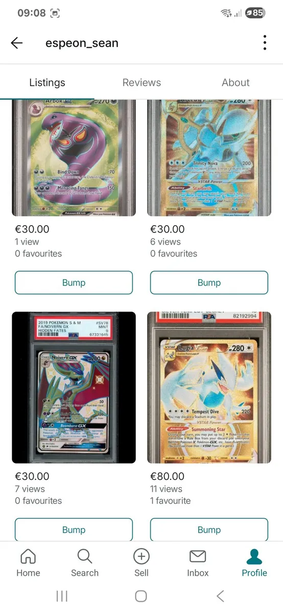 Pokemon cards Psa Graded Vinted link - Image 3