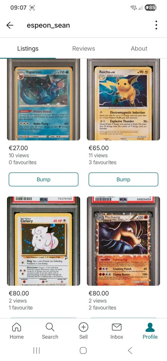 Pokemon cards Psa Graded Vinted link - Image 4