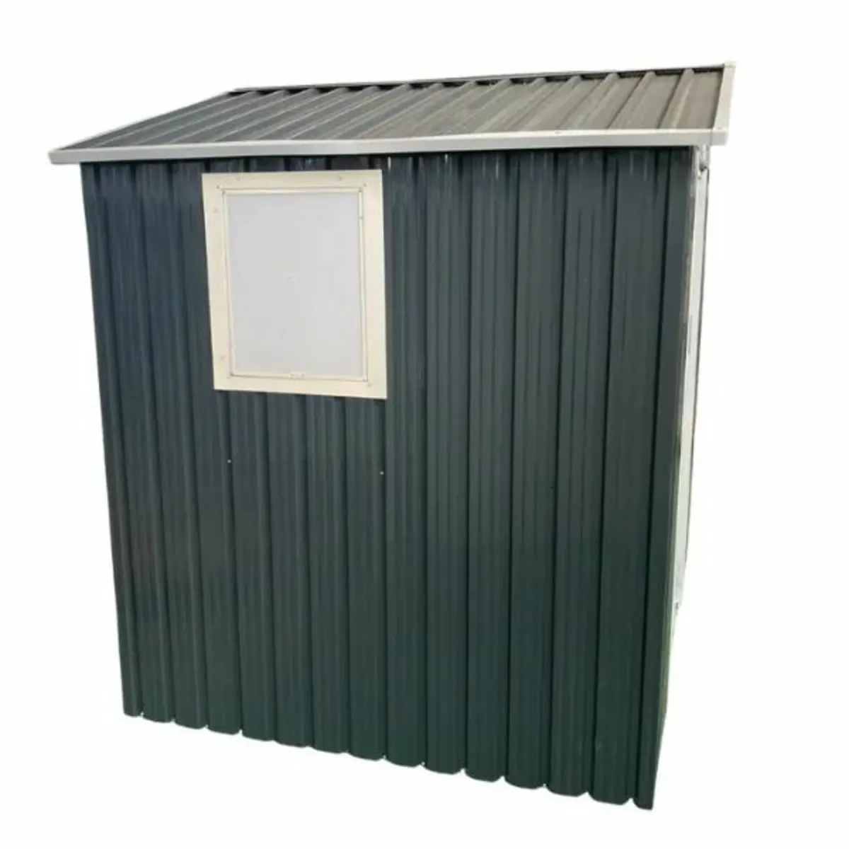 6×5FT Apex Roof Metal Garden Shed with Windows - Image 4