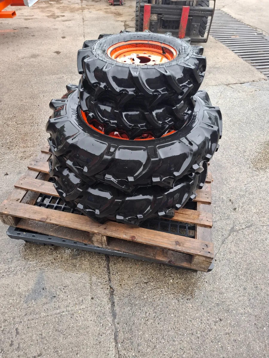 Set of tyres for a Kubota B Series Tractor - Image 3