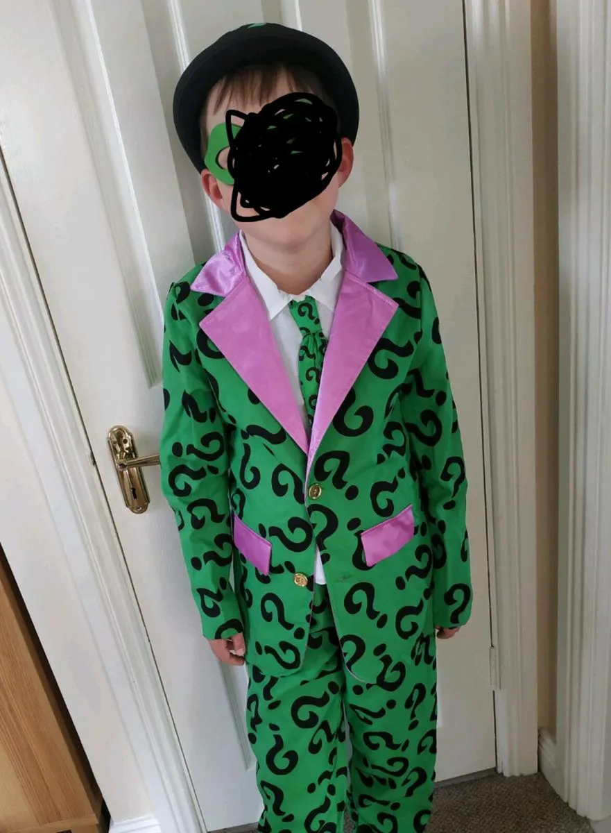 Halloween costume kids - The Riddler! - Image 2