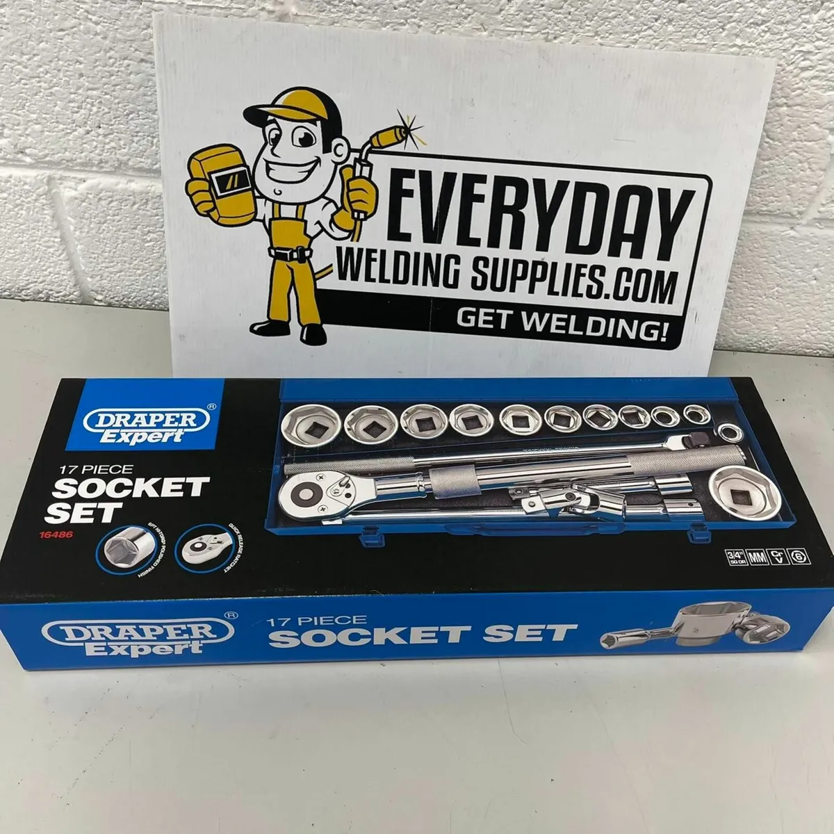 Draper Expert Metric Socket Set in Metal Case, 3/4 - Image 2