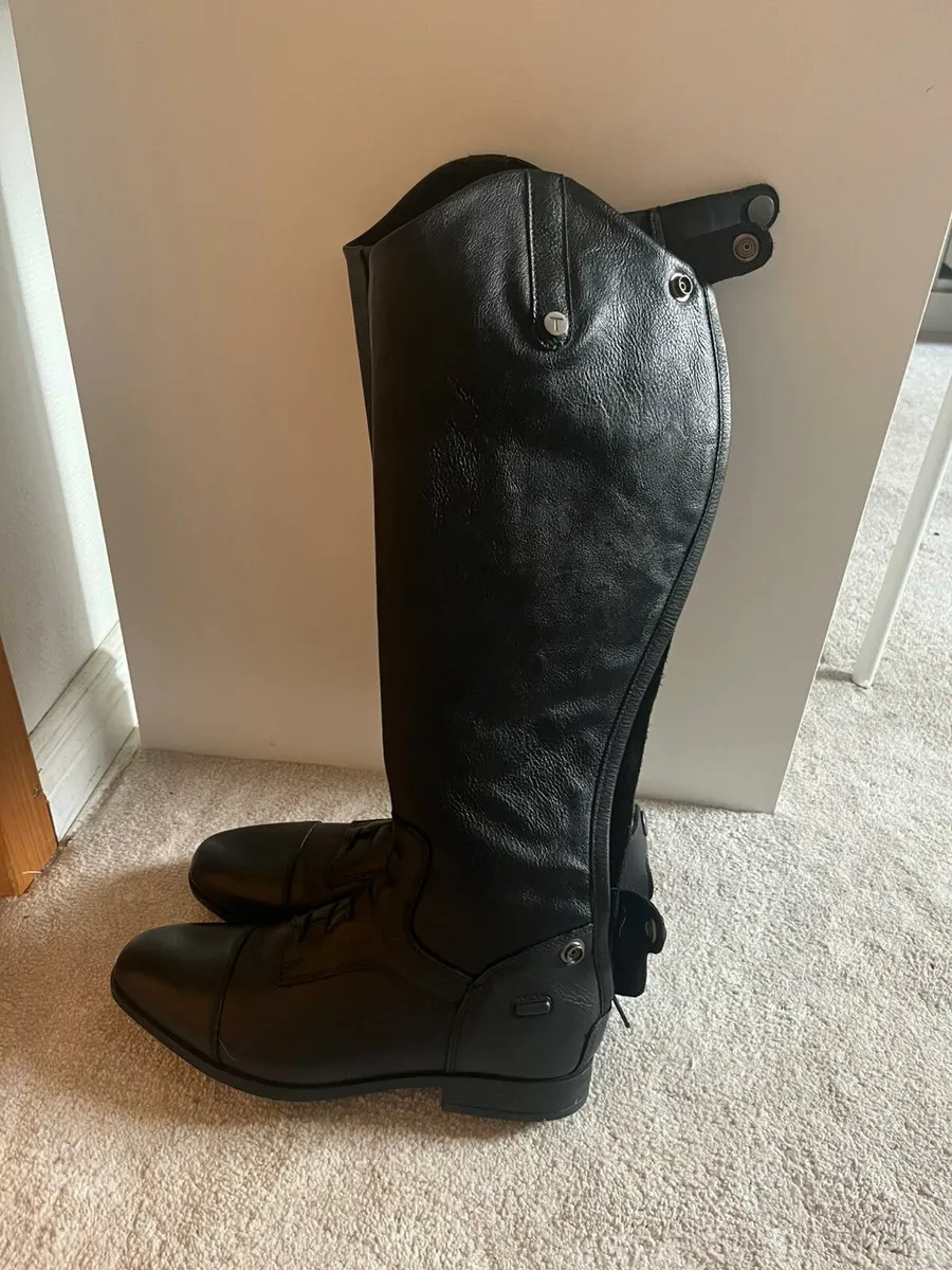 New leather riding boots - Image 1