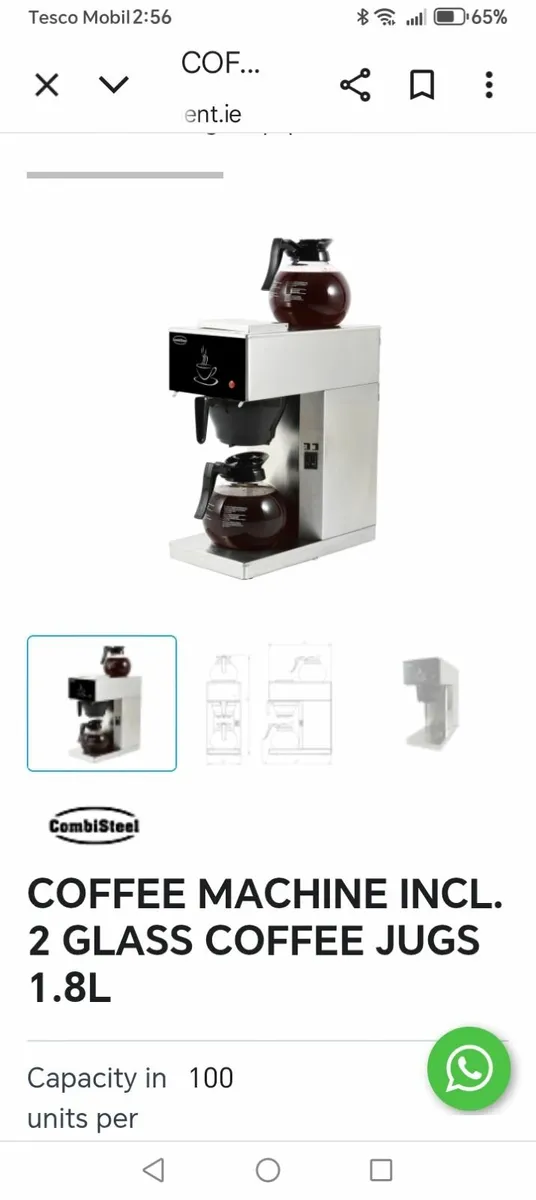 Coffee filter machine
