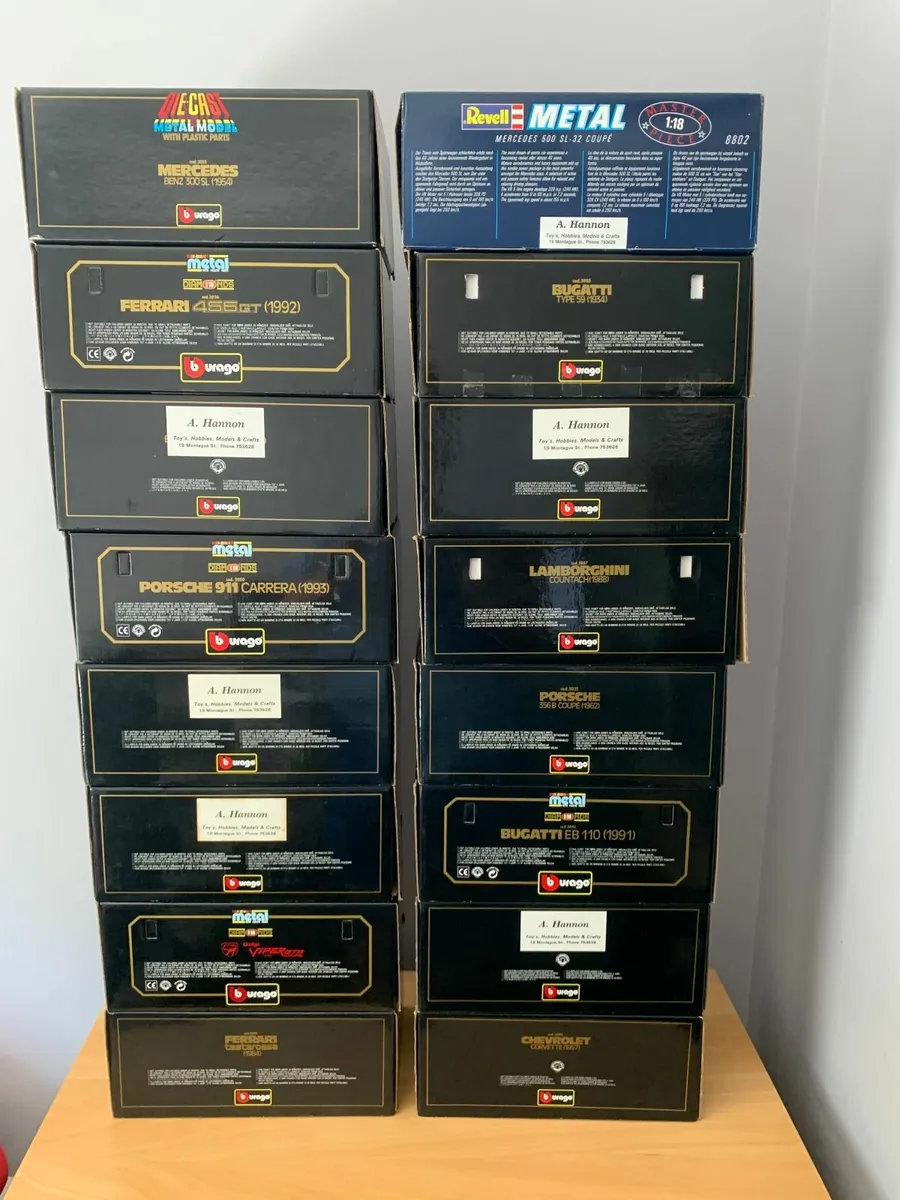 A Collection Of Burago Model Cars - Scale 1/18 - Image 2