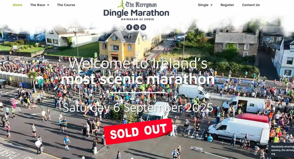 Selling Dingle Half Marathon ticket