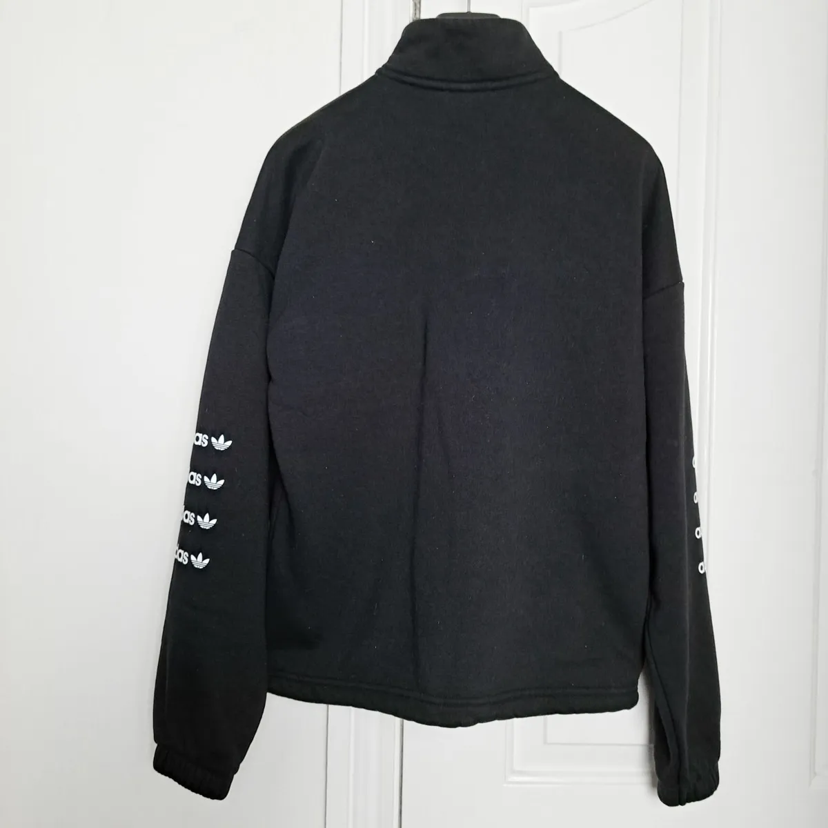 Adidas Black Quarter Zip Sweatshirt 8UK/36EU - Image 4