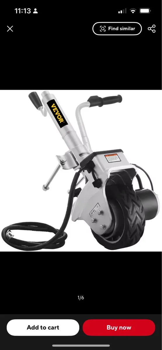 12V Electric Trailer Mover  Jockey Wheels - Image 2