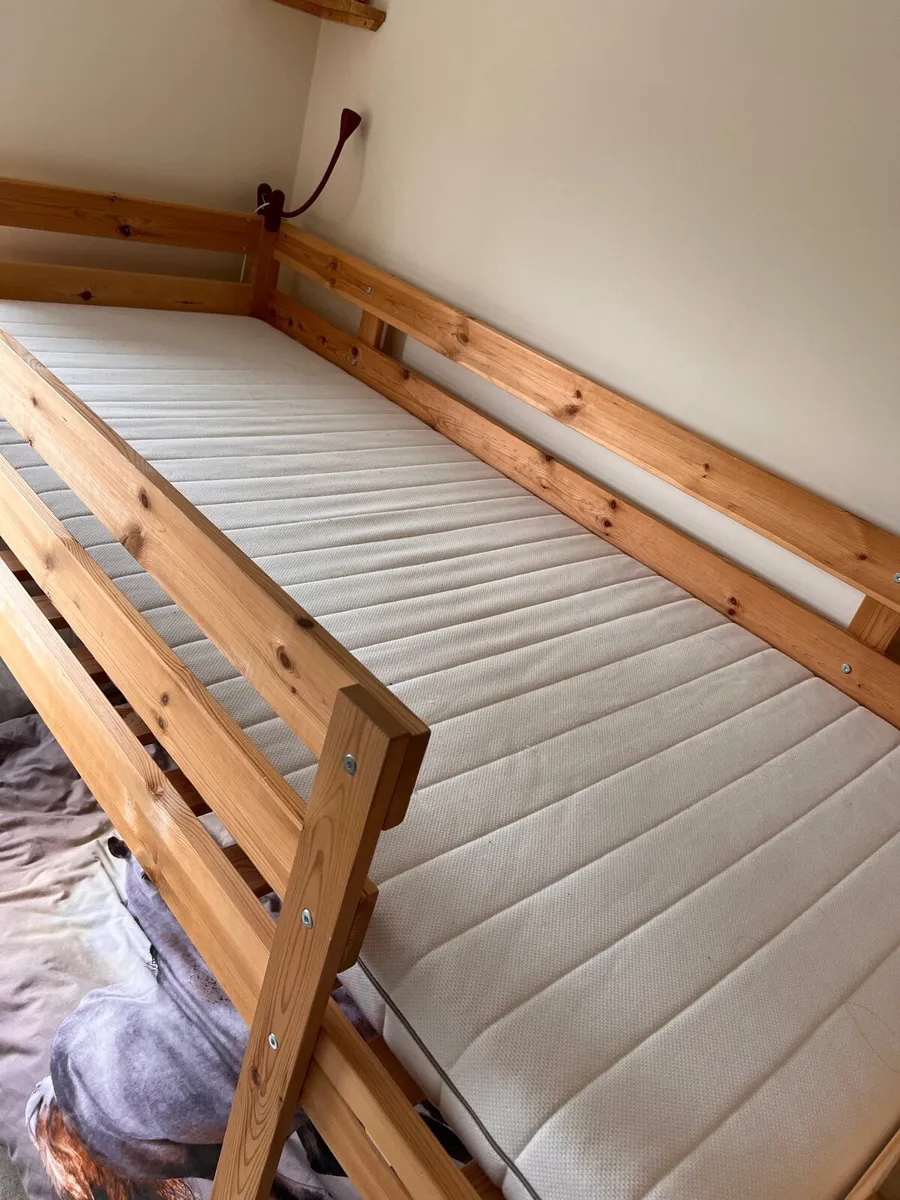 Ikea bunk bed with mattresses - Image 3
