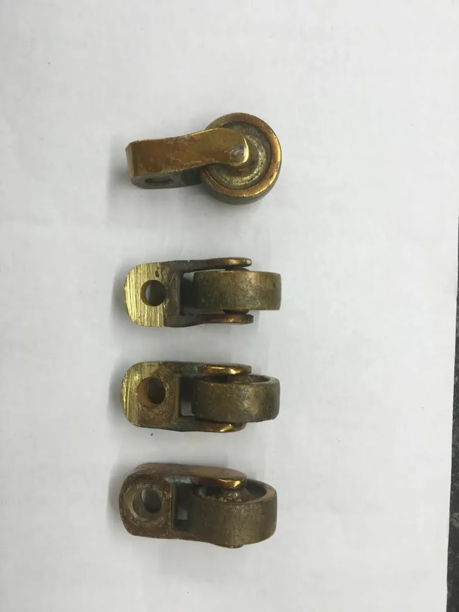 brass furniture pulley wheels - Image 3