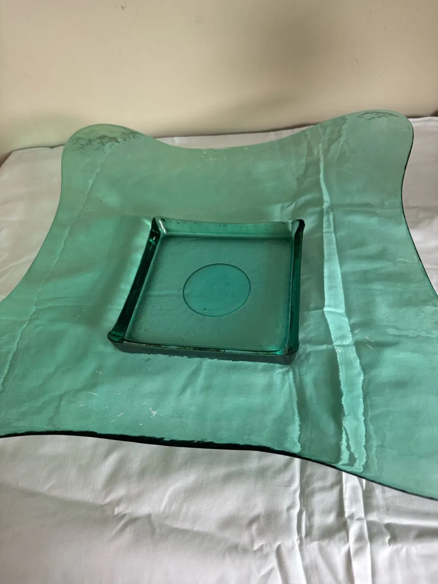 Green extra large decorative bowl - Image 2