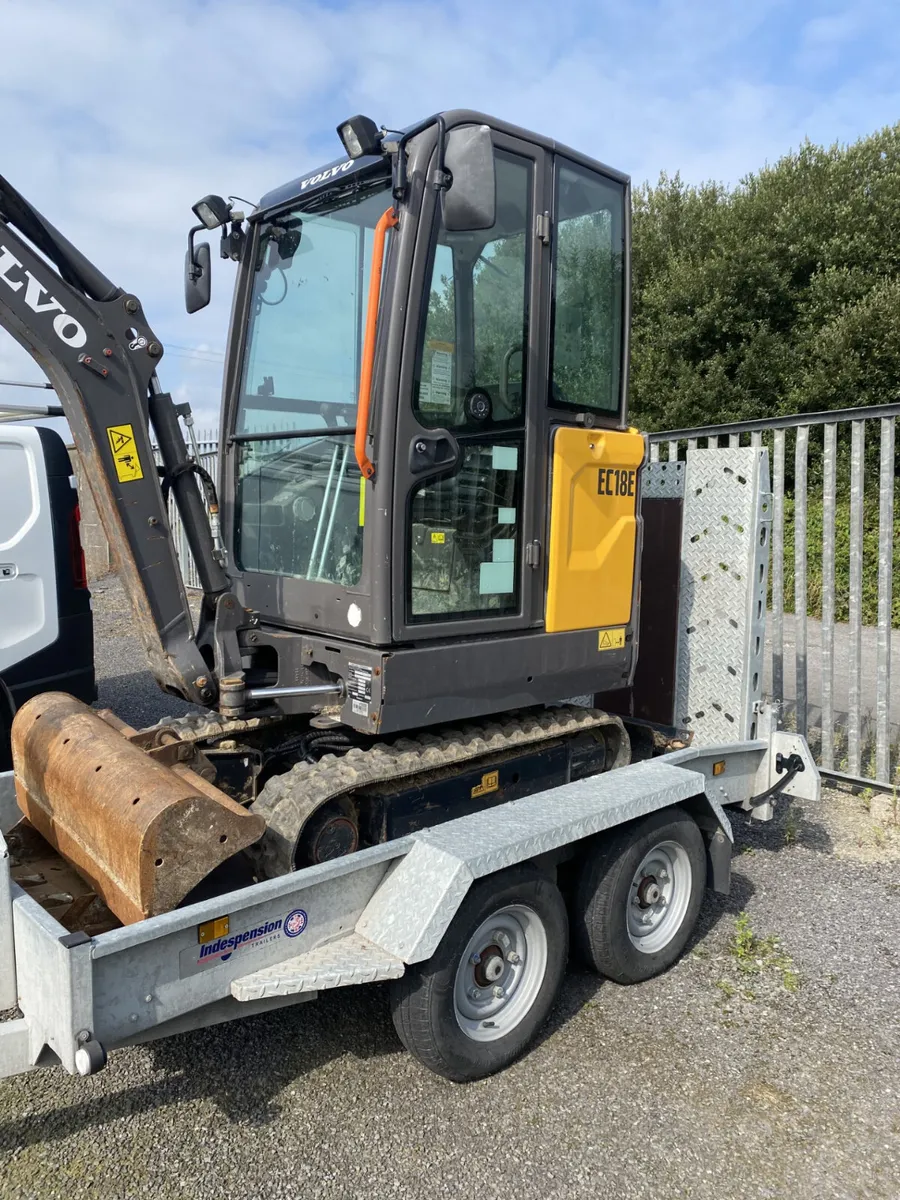 2019 1.8 Tonne Volvo digger - Image 3