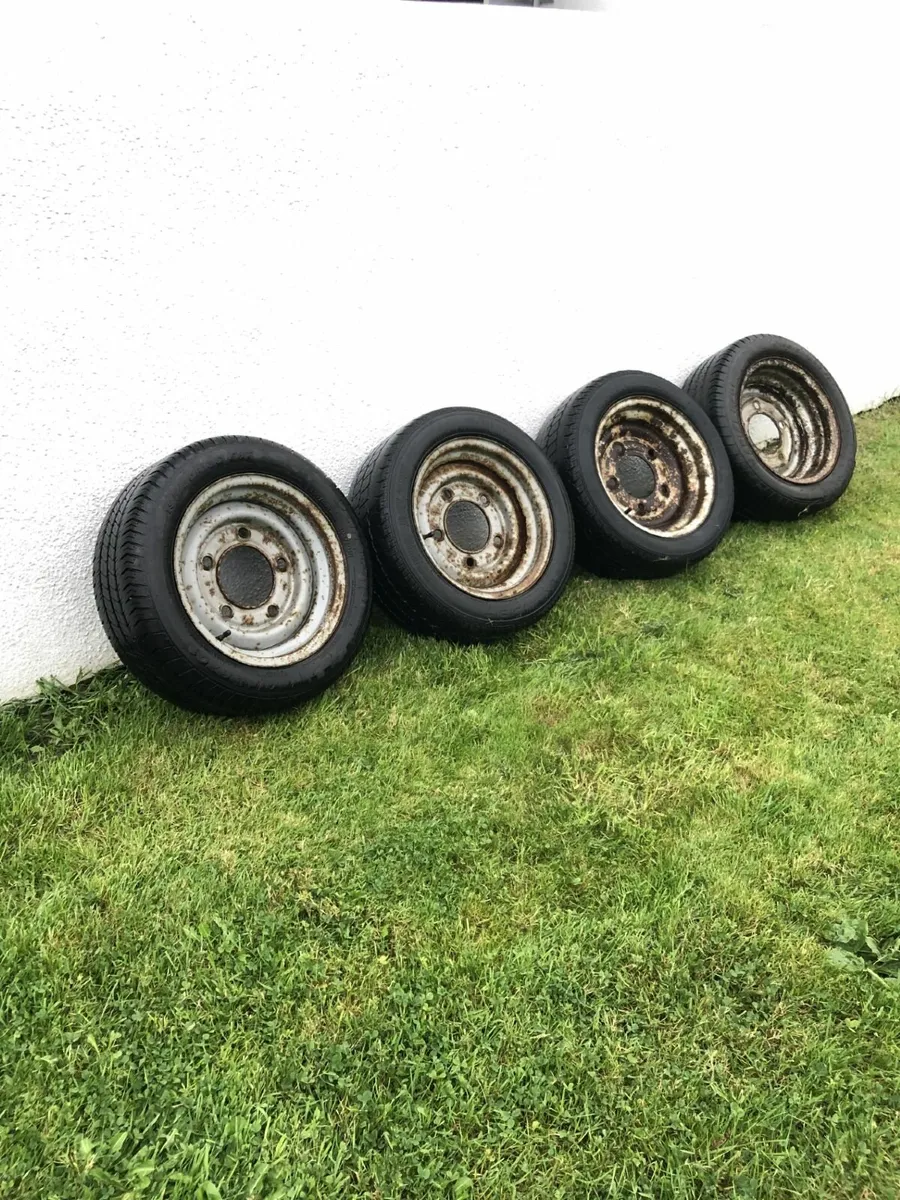 Trailer Wheels/Tyres 195/50/13 - Image 1