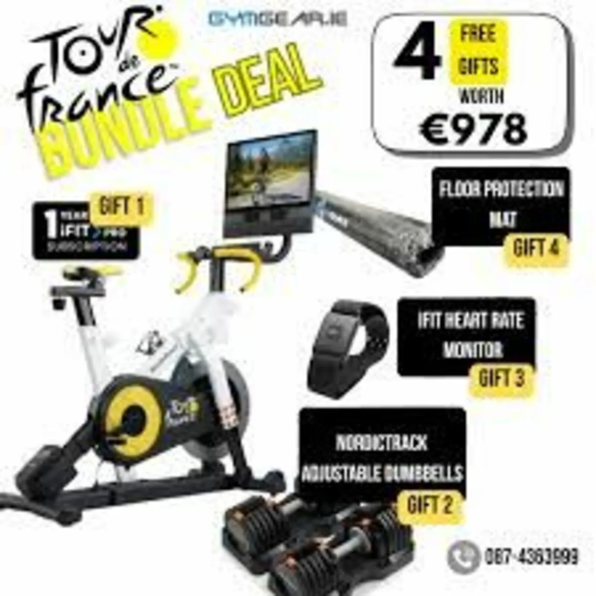 Nordictrack Tour De France Bike-Free Delivery - Image 2