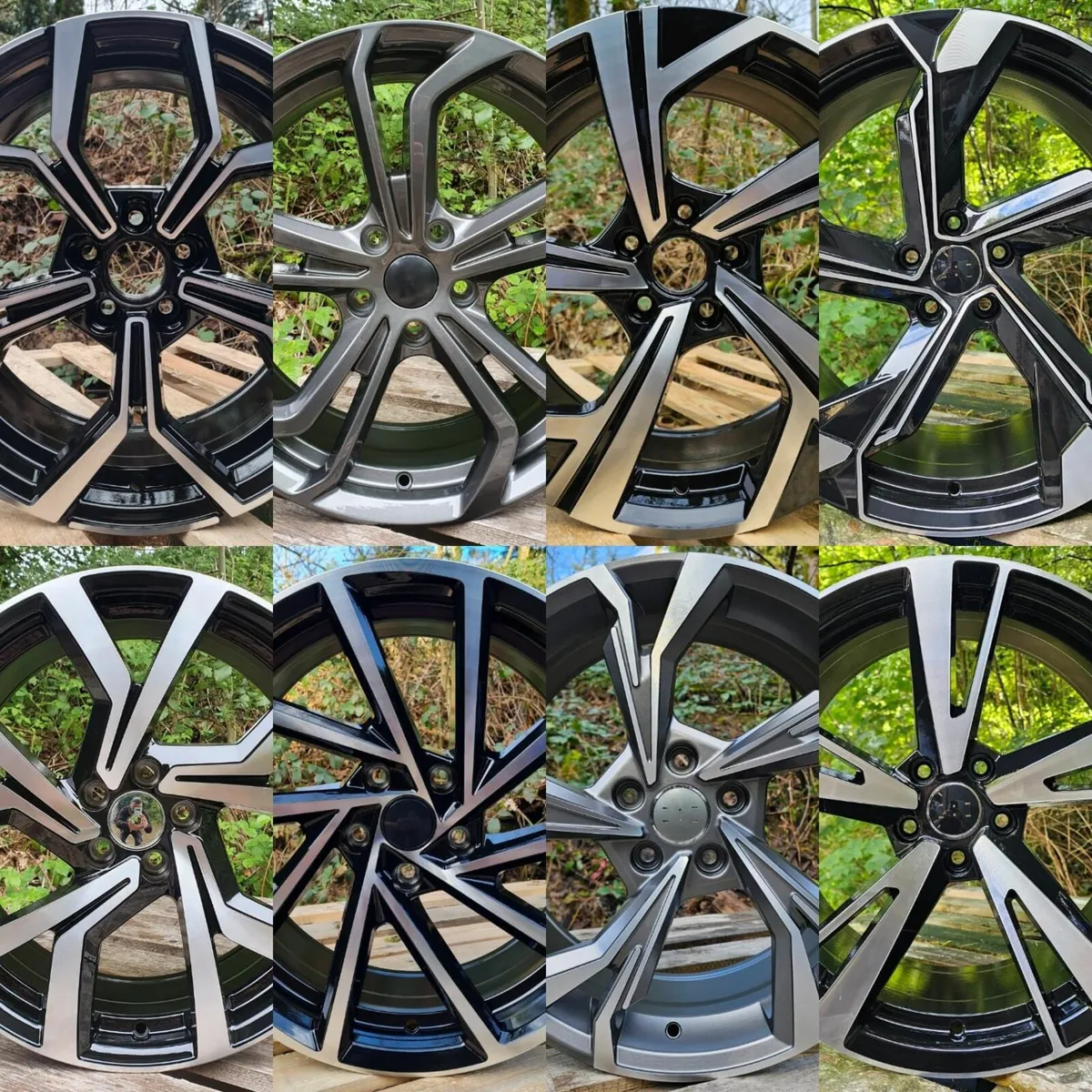 New 18" Alloy Wheels for VW AUDI SEAT SKODA - Image 1
