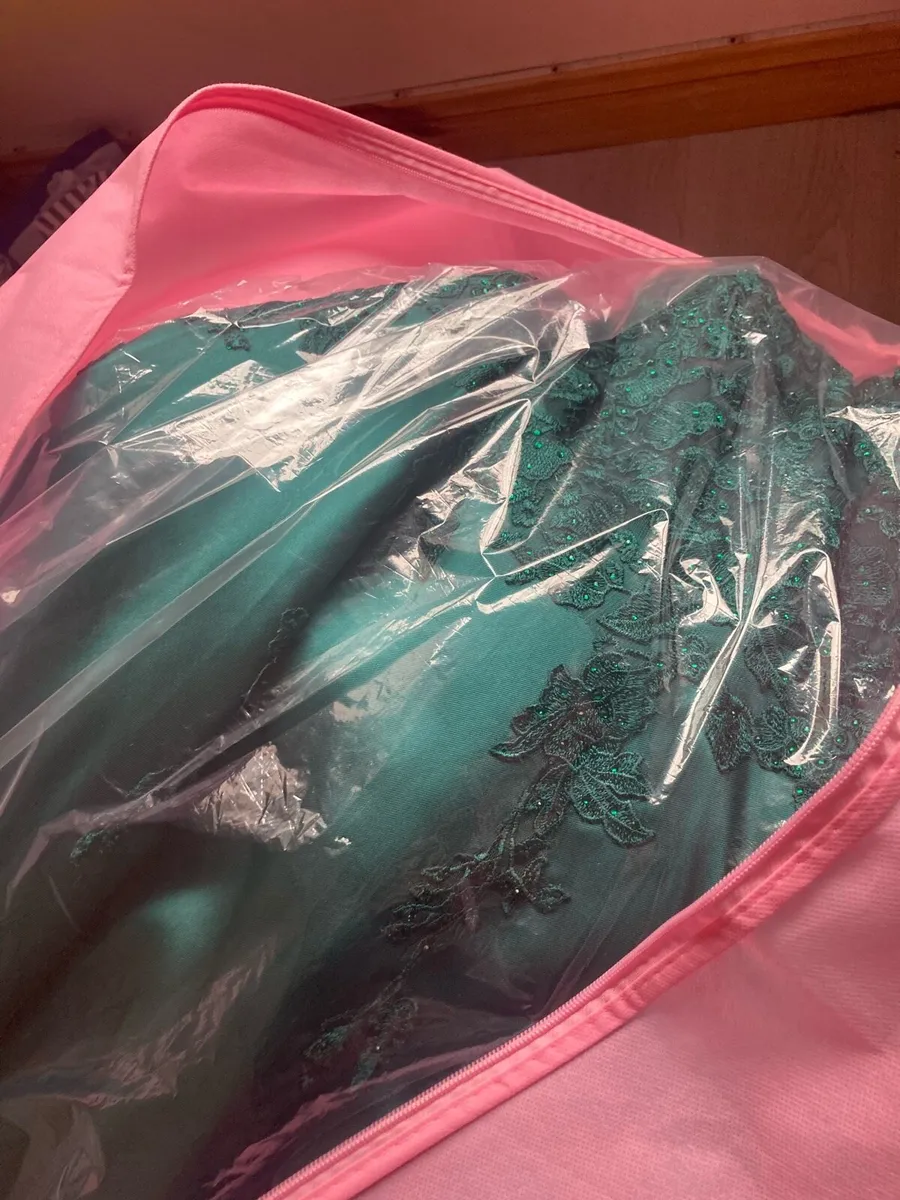 Emerald Green Debs/Bridesmaid Dress. - Image 3