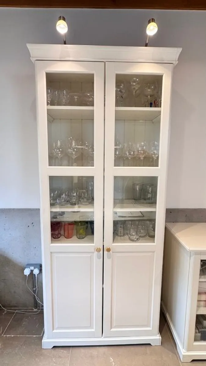 IKEA LIATORP Glass Cabinet off-white - Image 1