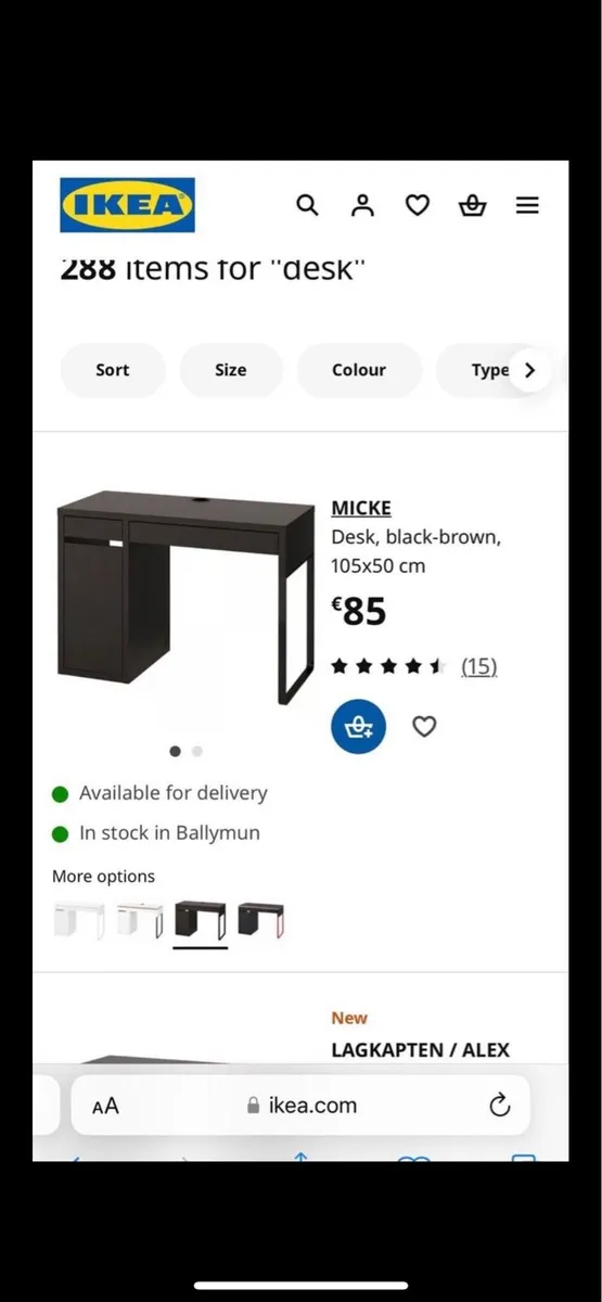 Desk & chair IKEA - Image 2