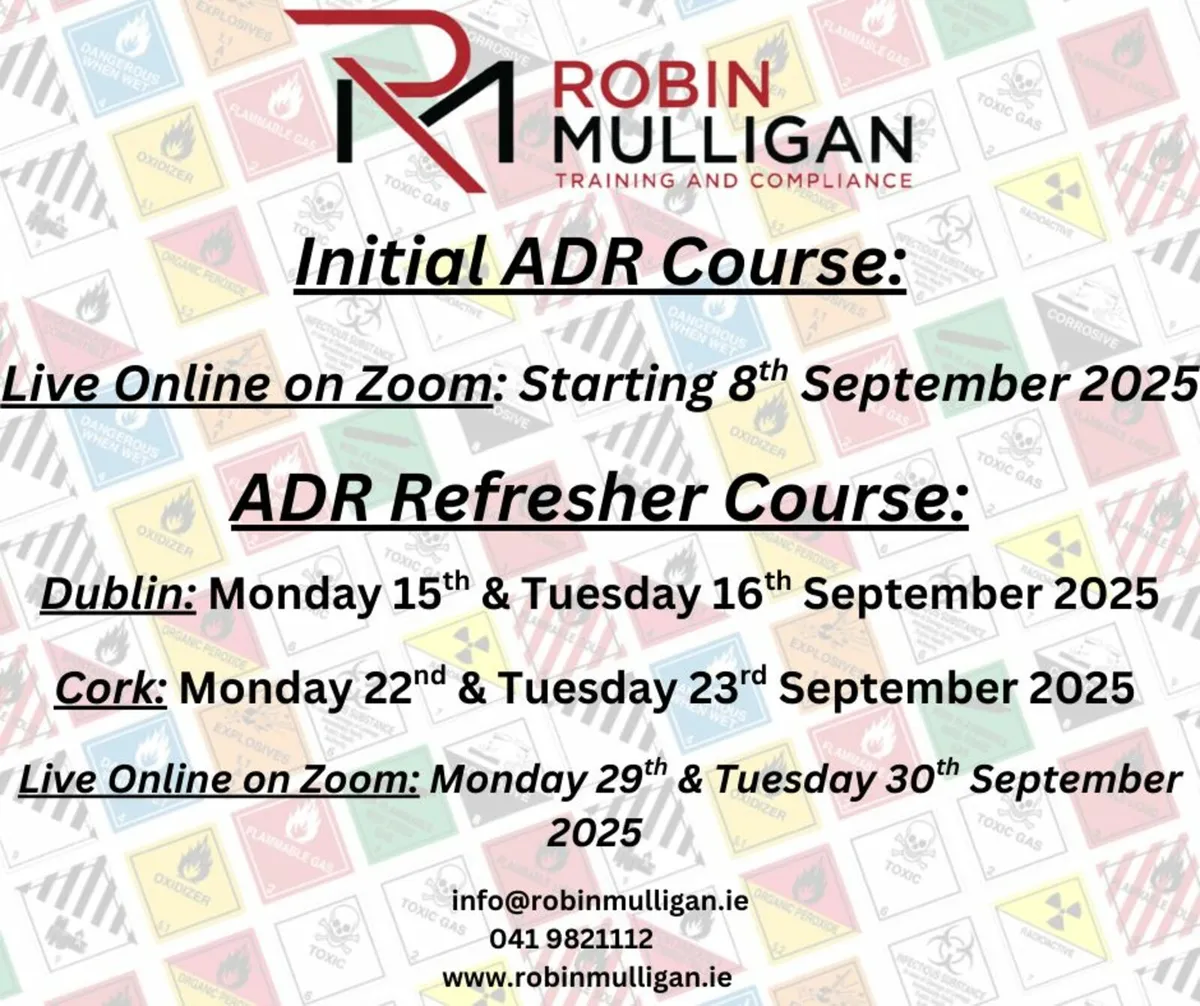 Initial ADR Hazfreight® Course: Online