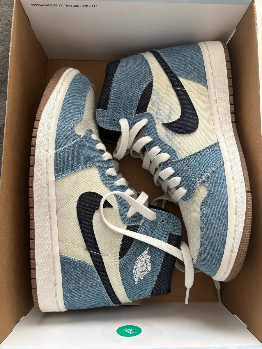 Air Jordan 1 Retro High OG in Denim RRP€190!! - Image 1