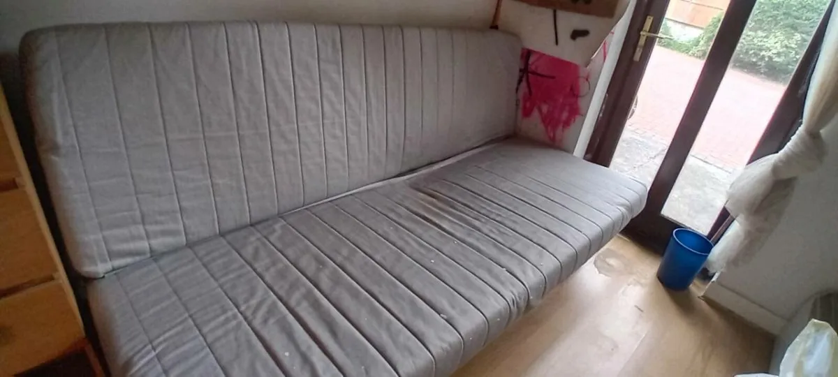 Fold out futon and mattress - Image 2