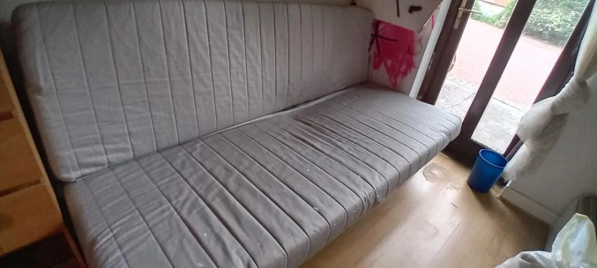 Fold out futon and mattress - Image 4