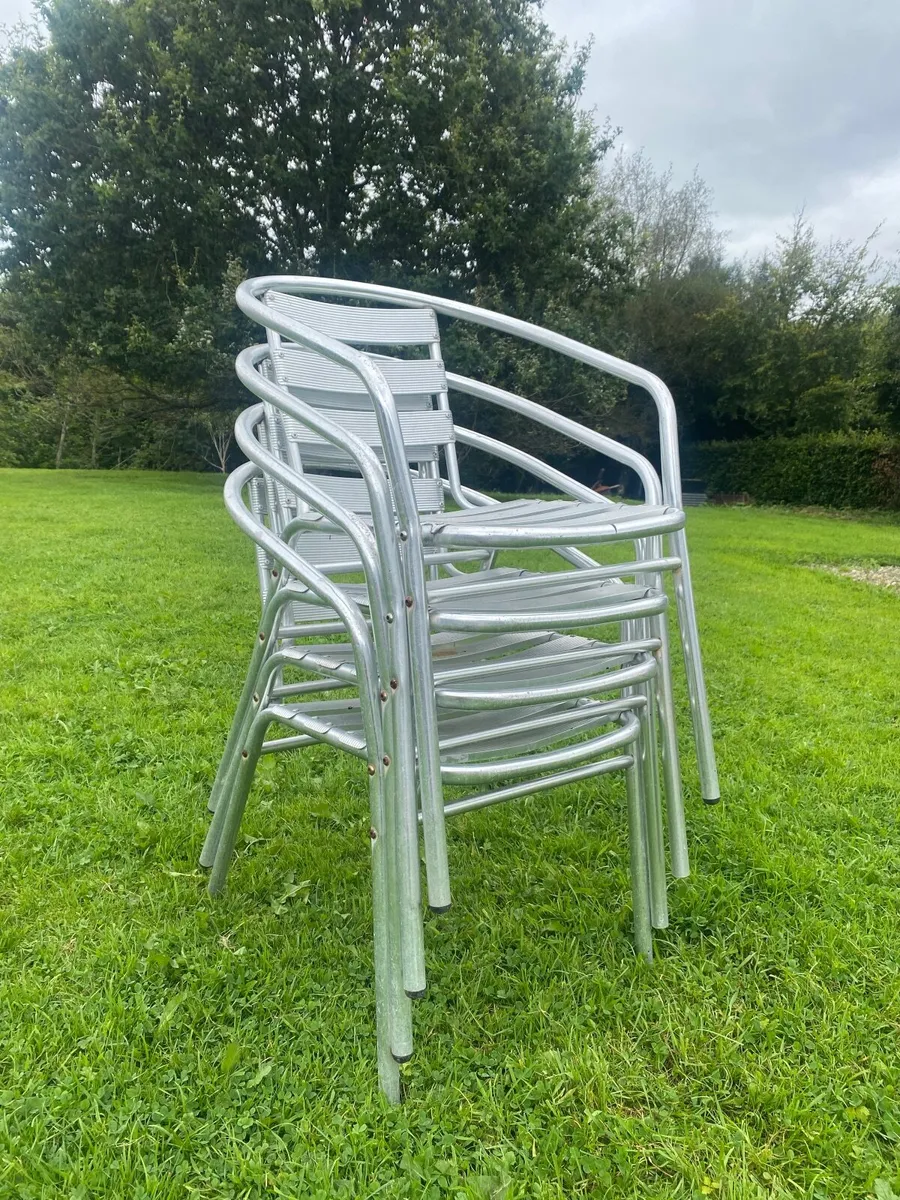 Aluminium Stacking Chairs - Image 1