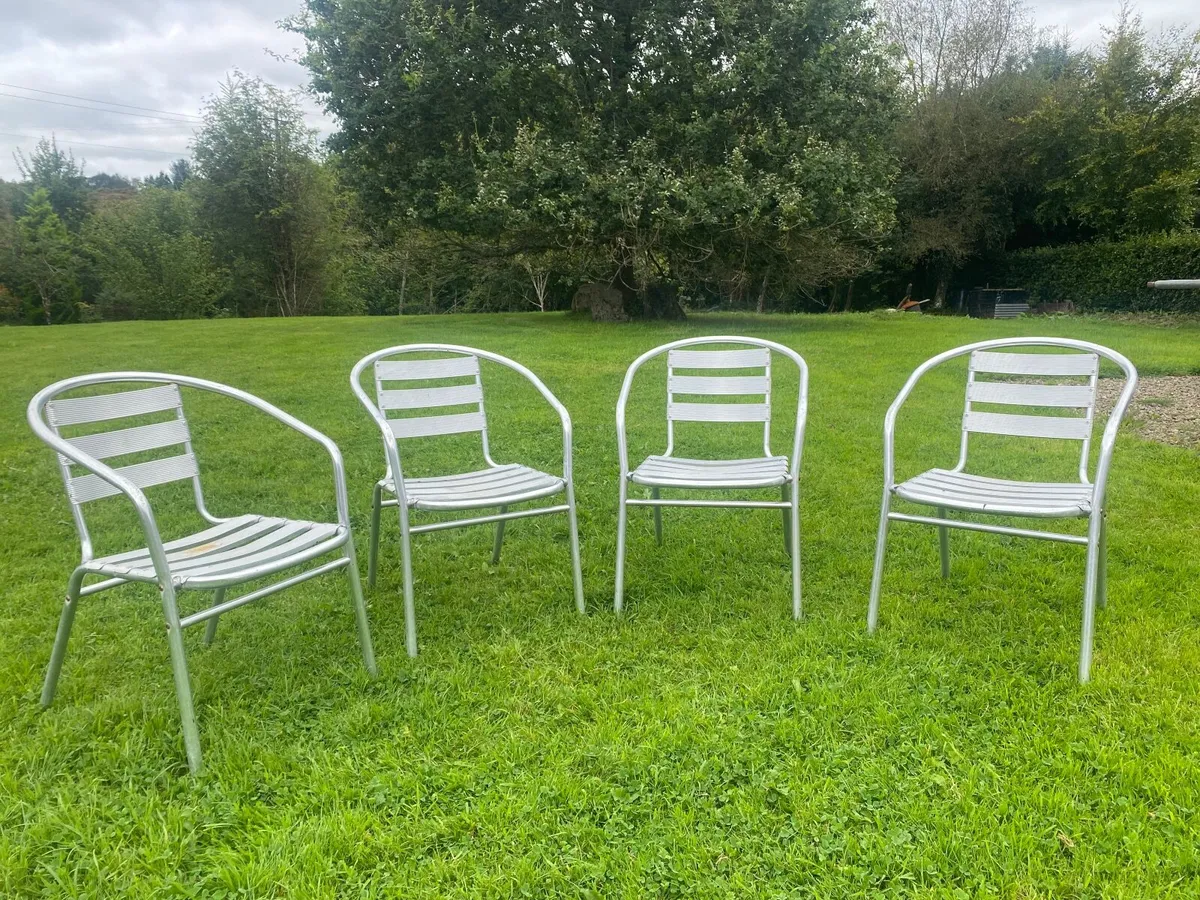 Aluminium Stacking Chairs - Image 3