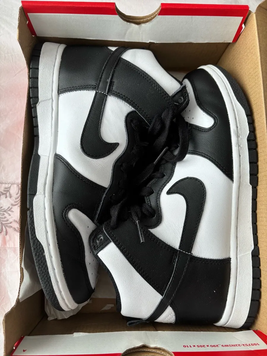 Nike Dunk High Panda in Black and White - Image 2