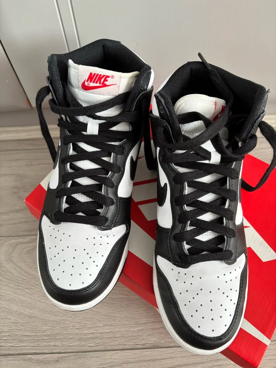 Nike Dunk High Panda in Black and White - Image 3