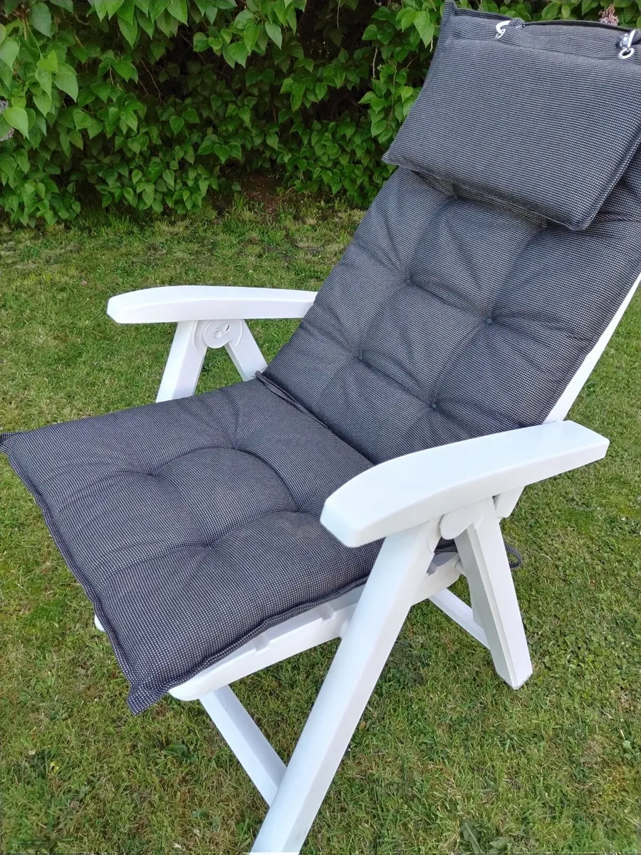 Garden Chair with Cushion and Storage Bag ☀️ - Image 1