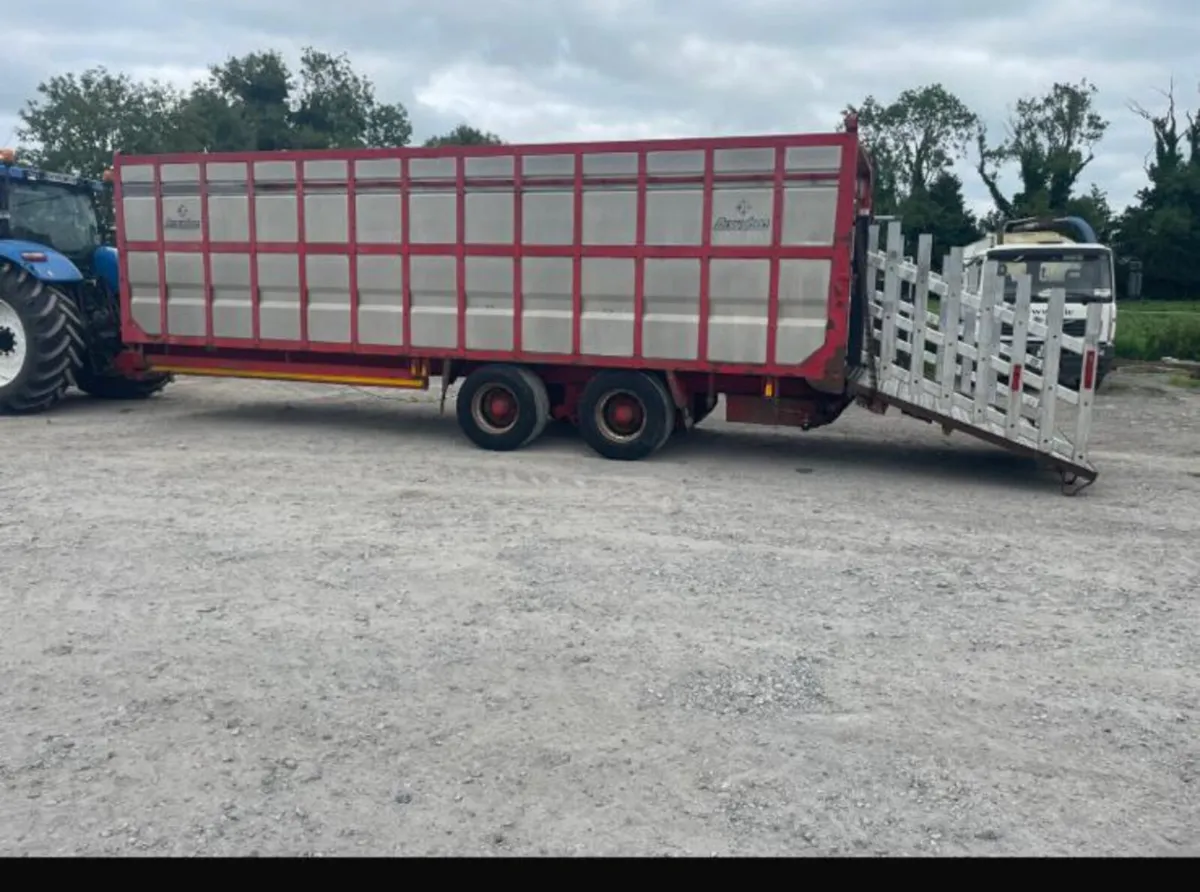 Cattle Trailer for Auction Tomorrow - Image 2